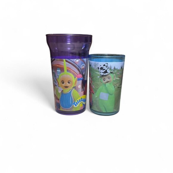 2 1998 Teletubbies Plastic Cups - Picture 3 of 5